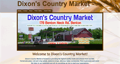 Desktop Screenshot of dixonscountrymarket.com