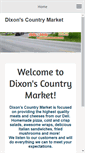 Mobile Screenshot of dixonscountrymarket.com